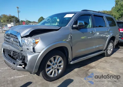 2012 Toyota Sequoia Platinum 5.7L V8 из США, поврежденный, VIN 5TDDW5G15CS064919